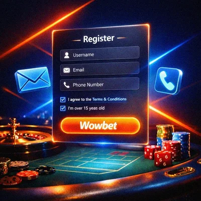 Wowbet hisob ochish usullari